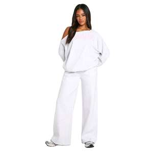 Custom Women's Winter Casual Two Piece Sets 2025 Quarter Zip Fleece <b>Sweatshirts</b> Front Logo Straight Leg Pants Tracksuit - Product Image 1