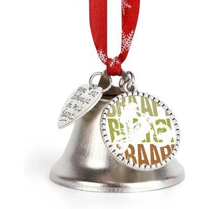 Adorno de campana de Navidad de Metal decorativo elegante para fiesta de vacaciones decoración del hogar tradicional hecho a mano único suministro de campana de Navidad - Product Image 2
