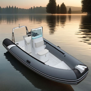 NUEVO Barco de Pesca de Fibra de Vidrio de 5.4m (17.5 pies) de Calidad 100% Original de la UE, Yate de Lujo Pequeño con Camarote, Barco de Lujo con Motor - Product Image 1