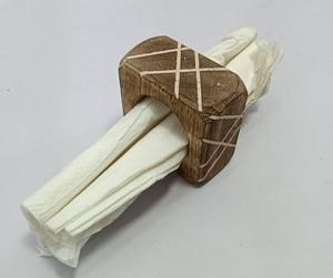 Rond de serviette de forme ronde en bois, taille personnalisée avec le meilleur fini et qualité. - Product Image 5