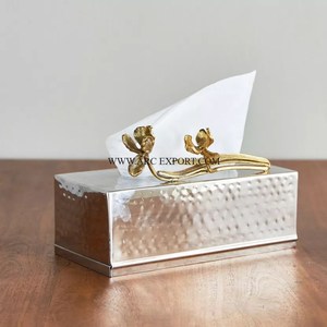 ที่ใส่กระดาษทิชชู่ชุบทองสำหรับตกแต่งโต๊ะดีไซน์หรูหราเครื่องใช้บนโต๊ะเครื่องใช้ในบ้านอุปกรณ์รับประทานอาหารในครัว - Product Image 3