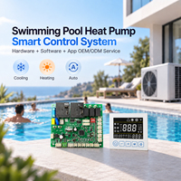 Contrôleur de pompe à chaleur pour piscine ELECHICO OEM ODM, carte PCB/PCBA pour refroidisseur air-eau, 220V AC, certifié ISO9001 ROHS