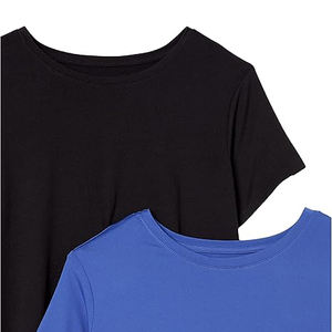 T-shirt pour femme en polyester, motif en maille douce, séchage rapide, sensation flexible, courbe respirante, couche légère, soutien léger, adaptée aux climats chauds - Product Image 3