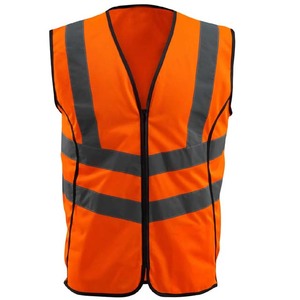Custom Logo ANSI Class 1 Waterproof LED Flash High Visibility <b>Safety</b> Vest for Construction Workers <b>Roadway</b> Use (OEM/ODM - Product Image 3
