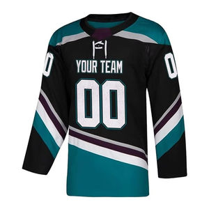 Nouveau maillot de hockey sur glace flexible de qualité supérieure, service OEM, impression personnalisée, respirant, séchage rapide, antibactérien, uniforme 100% polyester - Product Image 1