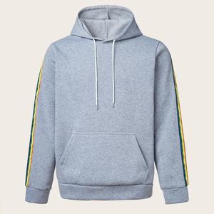 Nueva Sudadera con Capucha de Moda para Hombre, Estilo Urbano, Otoño e Invierno, Casual, con Costuras de Cinta, Mangas Largas - Product Image 5