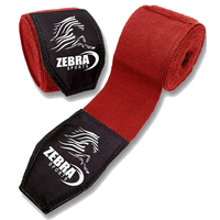 Bandages de boxe professionnels en coton pour MMA, avec logo personnalisé, respirants, anti-humidité, protection du poignet, fermeture auto-agrippante, pour l'entraînement