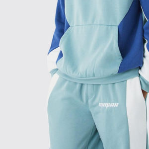 Chándales de hombre con estampado de algodón liso de fabricante de ropa de servicio OEM, chándales de secado rápido estilo Streetwear ligero para hombre - Product Image 5