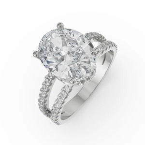925 Sterling Silver Oval Round Lab Grown Diamond <strong>Ring</strong> Wedding <strong>Ring</strong> Hip Hop Jewellery Engamanet <strong>Ring</strong>