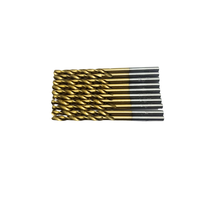 Foret de fer en acier Nippon entièrement rectifié M35 TiN enduit 2.0mm - 9.0mm