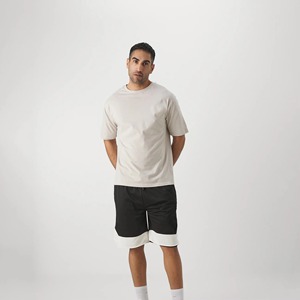 Custom Logo Men's Summer Fashionable Solid Cotton Loose Elastic Waistband Leisure Sports <b>Sweat</b> <b>Shorts</b> OEM - Product Image 5