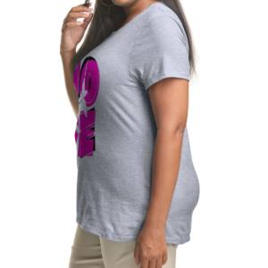 Camiseta Lisa transpirable de talla grande con hombros caídos para mujer, Camiseta de algodón personalizada de Color con cuello redondo en blanco - Product Image 6