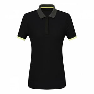 Polo de golf vierge d'été pour femmes avec logo personnalisé OEM, T-shirt polo Slim Fit à manches courtes pour femmes, chemises polo avec logo personnalisé, vente en gros - Product Image 3