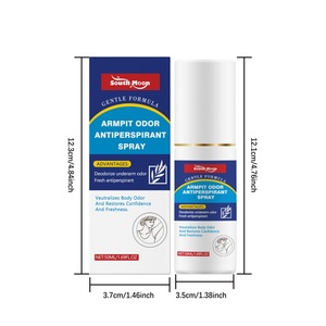 Spray déodorant anti-transpirant bio longue durée South Moon pour les odeurs corporelles, élimine les odeurs des aisselles avec un arôme frais, soin de la peau - Product Image 1
