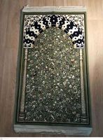 Avior's Factory Tapis tissé personnalisé de l'Inde Vente chaude Sejadah pour la prière de la mosquée Tapis de prière lavable