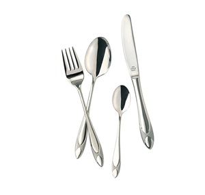 Couverts en métal plaqué argent artisanal vintage Ustensiles de luxe pour une présentation de table élégante - Product Image 4