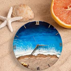 Luxury Handmade Resin Ocean Theme Modern Waterproof Oversized Night <b>Light</b> Wedding Easter <b>Battery</b> Powered Home Decor Dining Room - Product Image 3