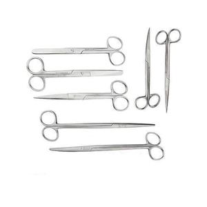 Ensemble de ciseaux chirurgicaux en acier inoxydable 7 pièces Instruments chirurgicaux manuels Certifiés CE Garantie de 5 ans - Product Image 4