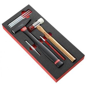 Outils à percussion Facom 205C, jeu d'outils à poinçons longs pour mousse - Product Image 1