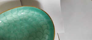 Bol à fruits moderne en métal de qualité supérieure émaillé en aluminium pour hôtels de mariage Décoration de Noël Artisanat Plateaux décoratifs - Product Image 6