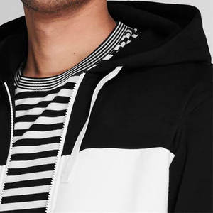 Sweat à capuche décontracté 100 % coton molleton bouclette épais avec fermeture éclair, logo personnalisé, motif uni, pour usage extérieur hivernal, numérique - Product Image 4