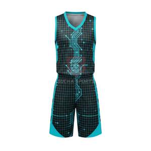 Emerald Marble Swirl Basketball Uniform Sublimated Smooth Mesh Men Youth Team Jersey <b>Shorts</b> Custom Print Factory Direct Uniforms - Product Image 2