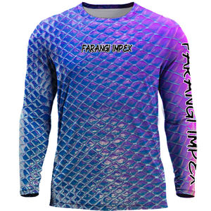 Camisas de Manga Larga para Hombre, Personalizadas, de Poliéster y Elastano, con Protección Solar UPF 50+, Transpirables, con Ventilación Lateral de Malla, 2026 - Product Image 1