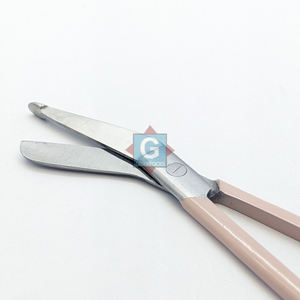 Tijera de vendaje Rosa personalizada OEM Enfermera Lister Tijeras de vendaje Instrumentos quirúrgicos manuales - Product Image 5