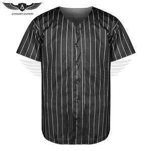 Broderie de la plus haute qualité, maillot de baseball à manches courtes et col en V pour hommes, haut confortable pour l'entraînement et la compétition - Product Image 2