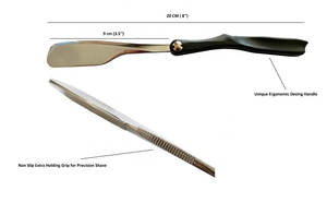 Maquinilla de afeitar profesional de acero inoxidable de un solo filo para uso capilar y facial, reutilizable, fabricada en Pakistán, Hoja de Seguridad para barbería - Product Image 3