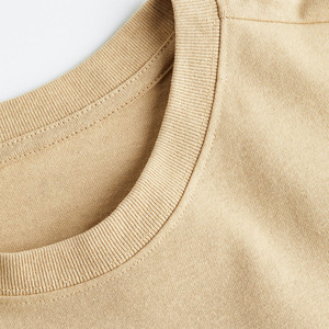 Camiseta en blanco de gran tamaño 220G 100% algodón para hombre, Color personalizado, transpirable, ecológico, ropa informal de verano de talla grande al por mayor - Product Image 5