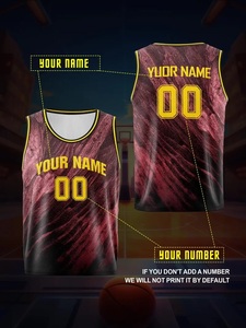 Maillot de basket-ball pour hommes de qualité supérieure en polyester, fabrication parfaite, impression de logo personnalisée, vente en gros directe d'usine, best-seller - Product Image 4