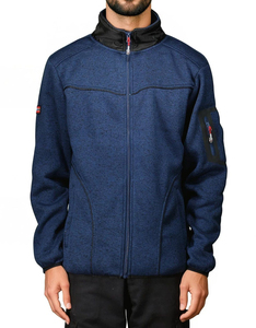 Chaqueta de lana Polar de invierno para hombre, puños ajustables, dobladillo, cuello con capucha, impermeable, transpirable, estilo informal frontal para viajes de trabajo - Product Image 1