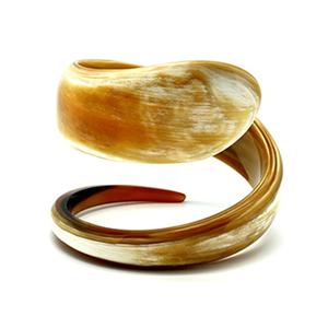 Brazalete de Cuerno Pulido para Mujer, Estilo Boho, Hecho a Mano, Accesorio de Moda, Artesanía Natural - Product Image 3