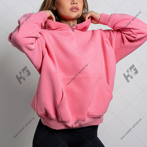 Sudadera con Capucha para Mujer, Personalizada con Logotipo, Impresión 3D, Cuello Alto, Estilo Urbano, Hombros Caídos, de Algodón, Talla Grande, para Gimnasio - Product Image 1