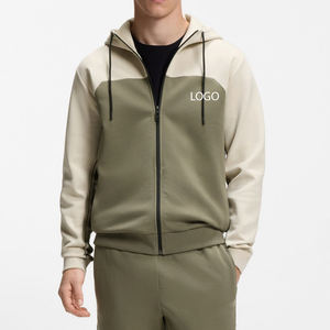 Sudaderas con Capucha para Hombre de Alta Calidad al por Mayor, Sudaderas con Capucha Extra Grandes con Bloques de Color y Cremallera, Ropa Urbana, Colección de Moda para Hombre - Product Image 1