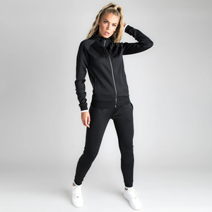 Vêtements de sport d'hiver unisexe pour femmes dernier décor Vintage ensembles de yoga d'entraînement 2 pièces survêtement athlétique solide filles - Product Image 3