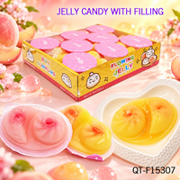 Bonbons gélifiés en forme de nourriture multicolores, saveurs personnalisables, casher, halal, burger, pizza, bonbons gélifiés 3D, garniture sucrée, ISO/HACCP/BRC