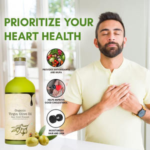 Aceite de Oliva Virgen Extra prensado en frío de la mejor calidad para alimentos 100% Pure Natural Olea Europaea sin refinar Suministro del fabricante - Product Image 2