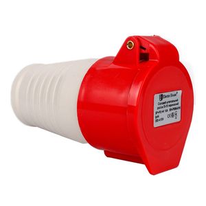 ซ็อกเก็ตอุตสาหกรรมแบบพกพา3/4/5พิน IP44 16A 2P + PE 3P + PE + PE + N ABS ซ็อกเก็ตไฟฟ้าอุตสาหกรรมพลาสติก220-250V 380-415V - Product Image 6