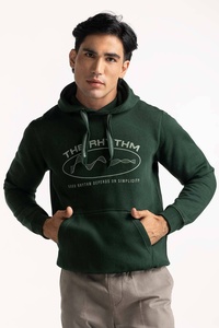 Sudadera con Capucha de Felpa Francesa de Alta Calidad, 320 g/m², Cierre de Cremallera, Hombros Caídos, Corte Regular, para Hombre, Invierno, Poliéster/Algodón, Transpirable - Product Image 3