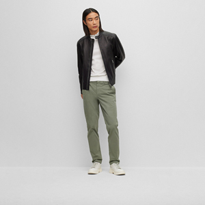 Veste d'hiver pour hommes la plus vendue avec col montant en cuir de mouton Pakistan toile tissu veste en cuir de haute qualité - Product Image 2