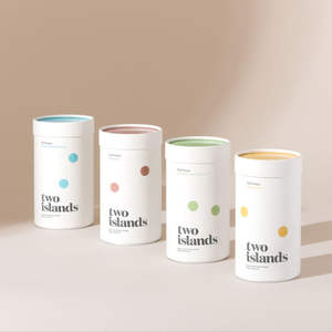 Emballage en tube en papier pour poudre de thé au lait, thé et café, boîtes cadeaux en carton rouge recyclé pour thé, tube en papier - Product Image 5