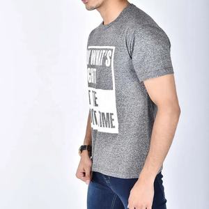 Aaron Garments Accessories' Verano Nuevo 100% Camiseta de punto de algodón Color sólido Casual en blanco Hombres Jersey Logo impreso Tallas grandes - Product Image 3