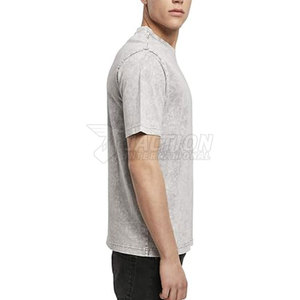 Ropa informal en Pakistán 100% algodón Loose Fit Printed Acid Wash camiseta para hombres precio al por mayor camiseta duradera - Product Image 5