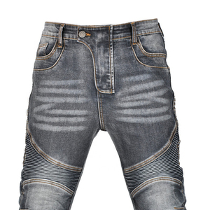 Pantalones vaqueros de moto fabricados en Pakistán para hombre, pantalones vaqueros de moto, equipo de protección para montar, pantalones de motocross - Product Image 5