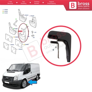 BSP1229-1 Guardabarros Delantero Izquierdo para Transit MK6 MK7 Tourneo 2000-2014 1549540 - Product Image 5