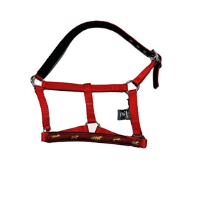 Cabestro de nailon de polipropileno de doble capa de 1 pulgada duradero con accesorios de hierro y relleno suave con cinta de caballo personalizada - Product Image 1