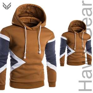 Vente en gros de sweatshirts à capuche en coton polyester et polaire pour hommes, manches longues, pull doublé, conception de la saison d'hiver, nouveauté - Product Image 6