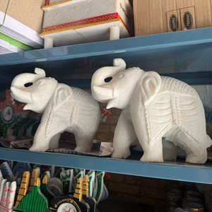 Top Trending White Elephant Statue <b>Crystal</b> Carving Folk <b>Craft</b> Direct Sale From Indian Supplier - Product Image 2